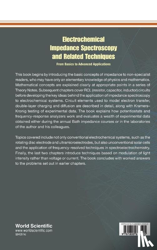 Peter, Laurence M (University Of Bath - Electrochemical Impedance Spectroscopy And Related Techniques: From Basics To Advanced Applications