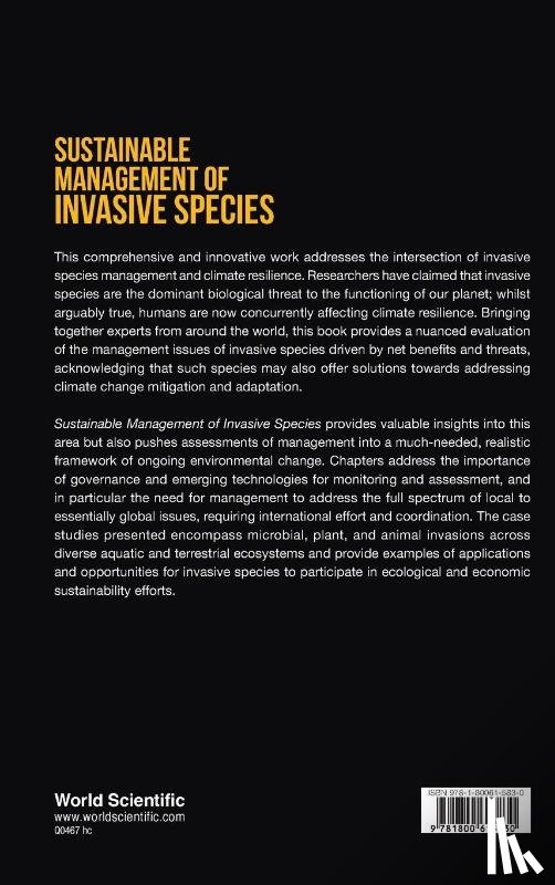 Ming Hung Wong, Timothy R Seastedt - Sustainable Management of Invasive Species