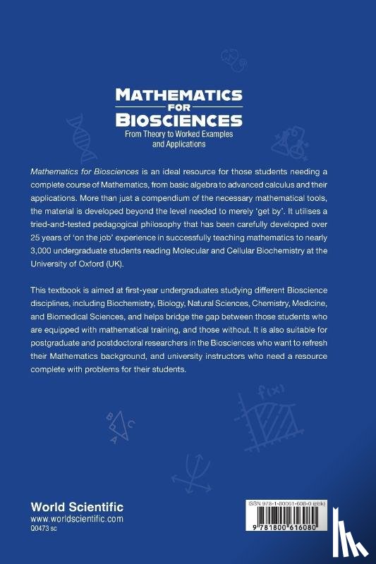 Garman, Elspeth F (University Of Oxford, Laurieri, Nicola (University Of Oxford - Mathematics For Biosciences: From Theory To Worked Examples And Applications
