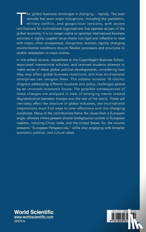 Torben J Andersen, Edward Ashbee Bent P - BUSINESS AND POLICY CHALLENGES OF GLOBAL UNCERTAINTY