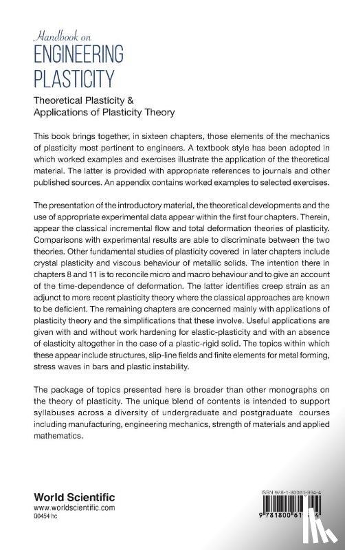 David Rees - HANDBOOK ON ENGINEERING PLASTICITY
