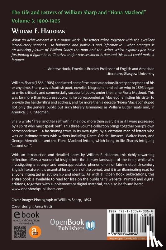 Halloran, William F - The Life and Letters of William Sharp and "Fiona Macleod"