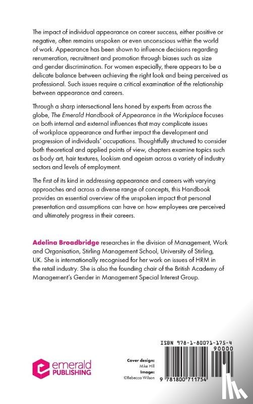 - The Emerald Handbook of Appearance in the Workplace