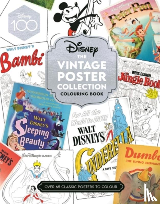 Walt Disney - Disney The Vintage Poster Collection Colouring Book