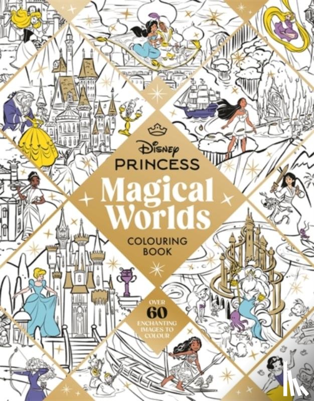 Walt Disney - Disney Princess Magical Worlds Colouring Book