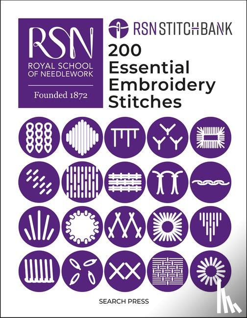 The Royal School of Needlework - RSN Stitch Bank: 200 Essential Embroidery Stitches