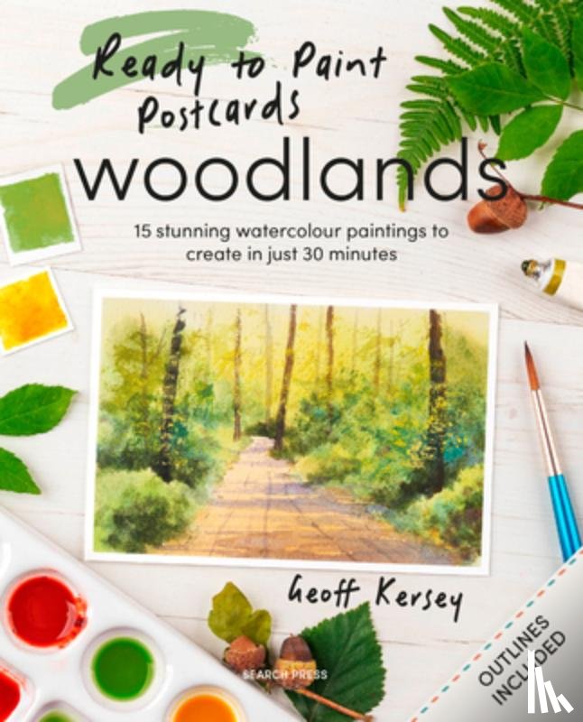 Kersey, Geoff - Ready to Paint Postcards: Woodlands