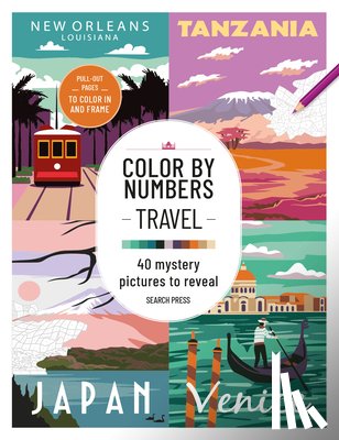 Search Press - Color by Numbers: Travel