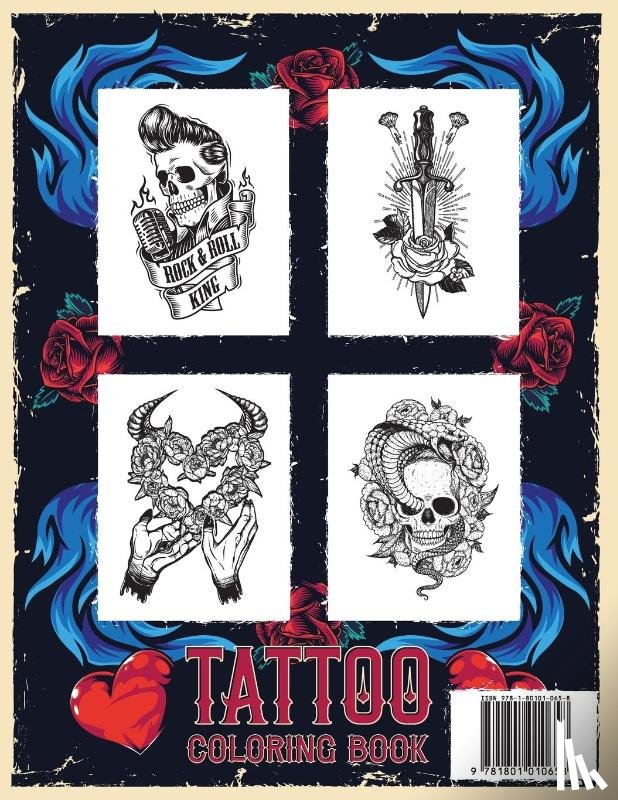 Coloring, Loridae - Tattoo Coloring Book for Adults Relaxation