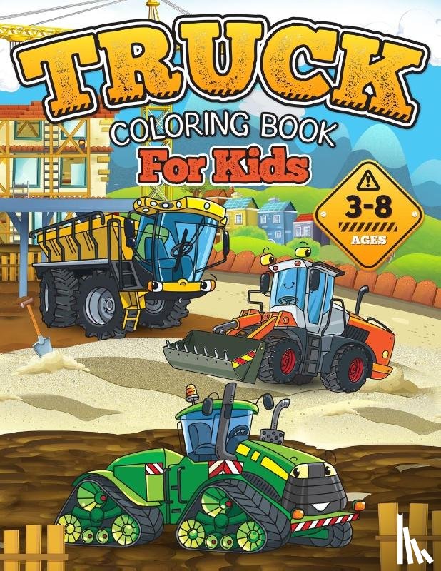 Brooks, Oliver - TRUCK Coloring Book for Kids