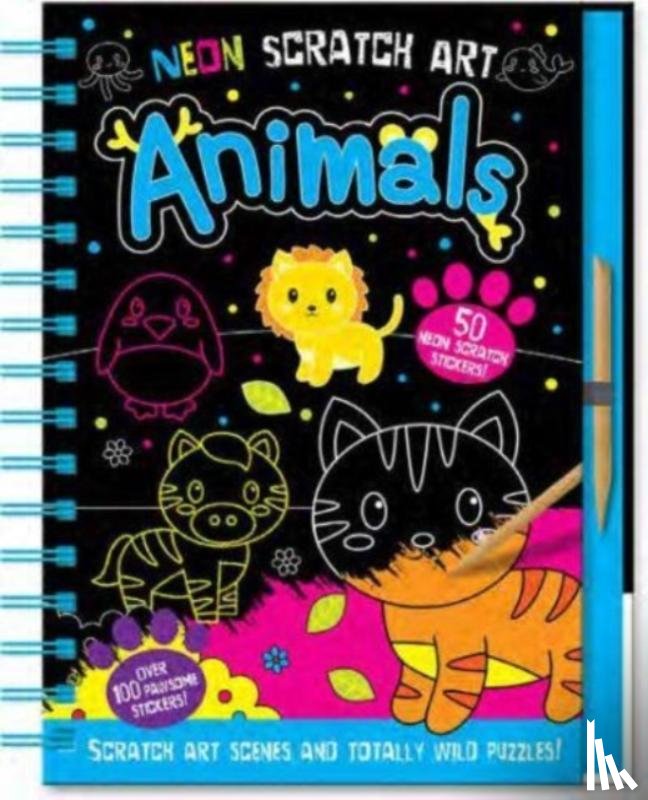 Isaacs, Connie - Neon Scratch Art Animals