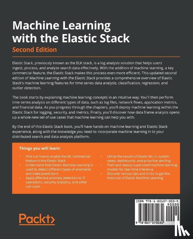 Collier, Rich, Montonen, Camilla, Azarmi, Bahaaldine - Machine Learning with the Elastic Stack