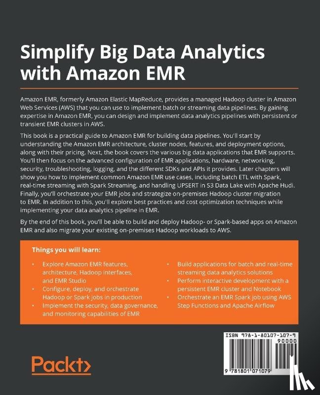 Mishra, Sakti - Simplify Big Data Analytics with Amazon EMR