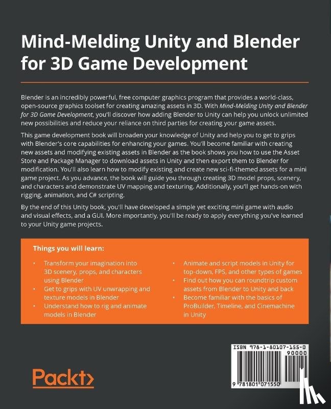Grey, Spencer - Mind-Melding Unity and Blender for 3D Game Development
