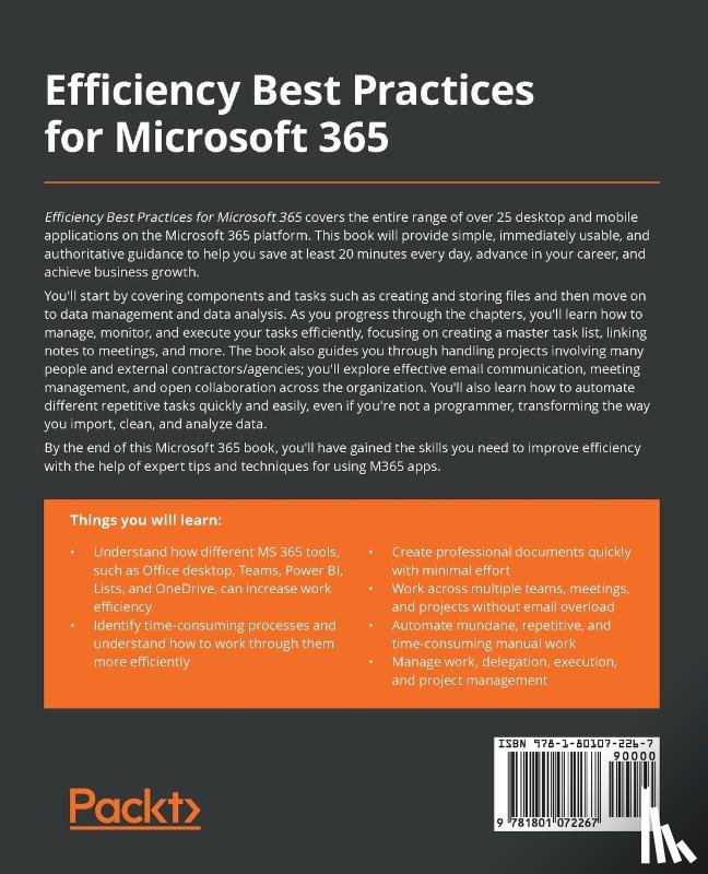 Paranjape, Dr. Nitin - Efficiency Best Practices for Microsoft 365