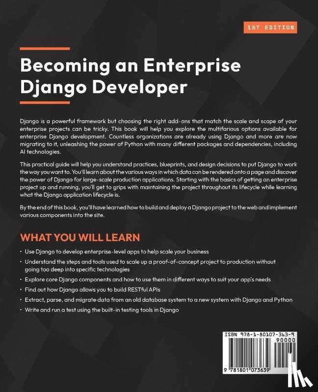 Dinder, Michael - Becoming an Enterprise Django Developer