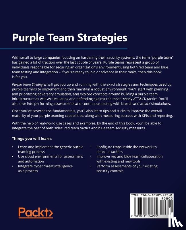 Routin, David, Thoores, Simon, Rossier, Samuel - Purple Team Strategies