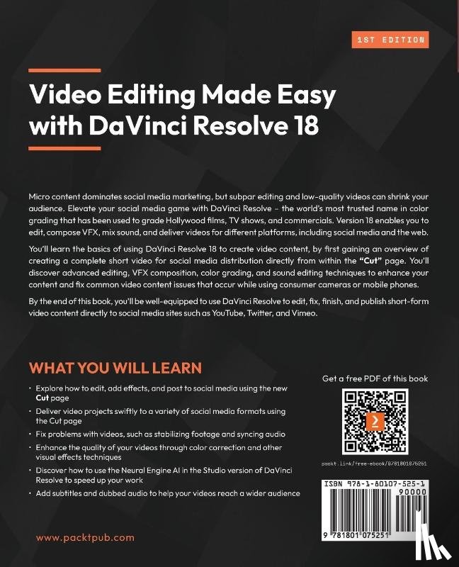 Phillips, Lance - Video Editing Made Easy with DaVinci Resolve 18