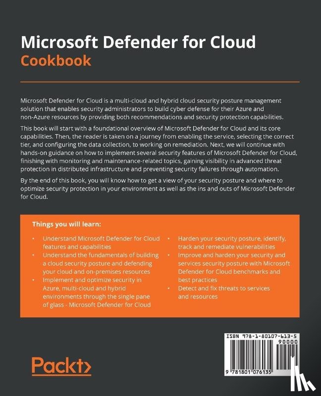 Kranjac, Sasha - Microsoft Defender for Cloud Cookbook