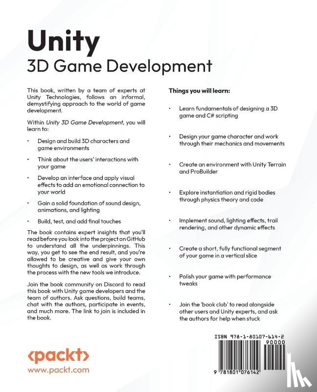 Davis, Anthony, Baptiste, Travis, Craig, Russell, Stunkel, Ryan - Unity 3D Game Development