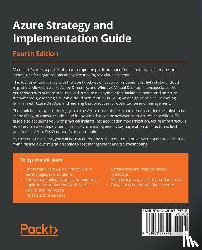 Lee, Jack, Leonardo, Greg, Milgram, Jason, Rendon, Dave - Azure Strategy and Implementation Guide