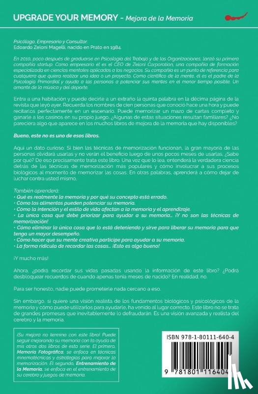 Zeloni Magelli, Edoardo - Mejora de la Memoria