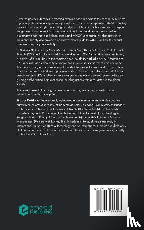Ruel, Huub (Mathias Corvinus Collegium - Business Diplomacy by Multinational Corporations
