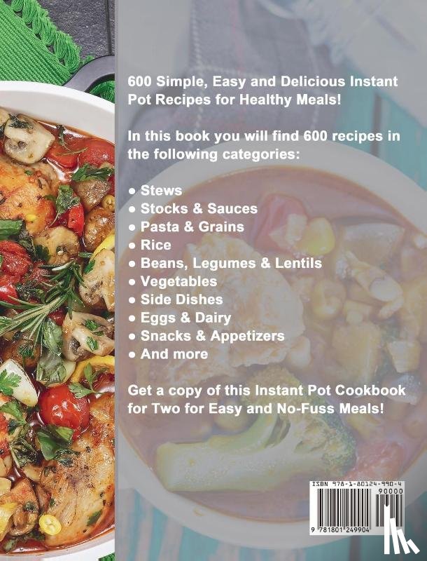Smith, Phillip - Instant Pot Cookbook for Two