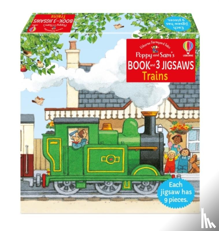 Amery, Heather - Poppy and Sam's Book and 3 Jigsaws: Trains