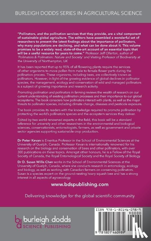  - Promoting Pollination and Pollinators in Farming