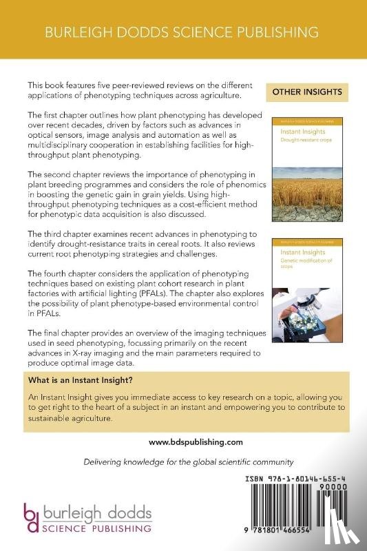 Pieruschka, Dr Roland (Institute for Bio- and Geosciences (IBG), Christopher, Dr Jack (University of Queensland), Schurr, Prof Ulrich (Institute for Bio- and Geosciences (IBG), Hamdy, Dr Sherif (GEVES (France)) - Instant Insights: Phenotyping Applications in Agriculture