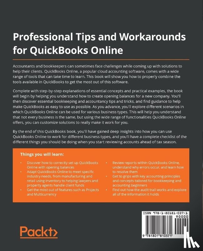 Beetson, Ashley - Professional Tips and Workarounds for QuickBooks Online