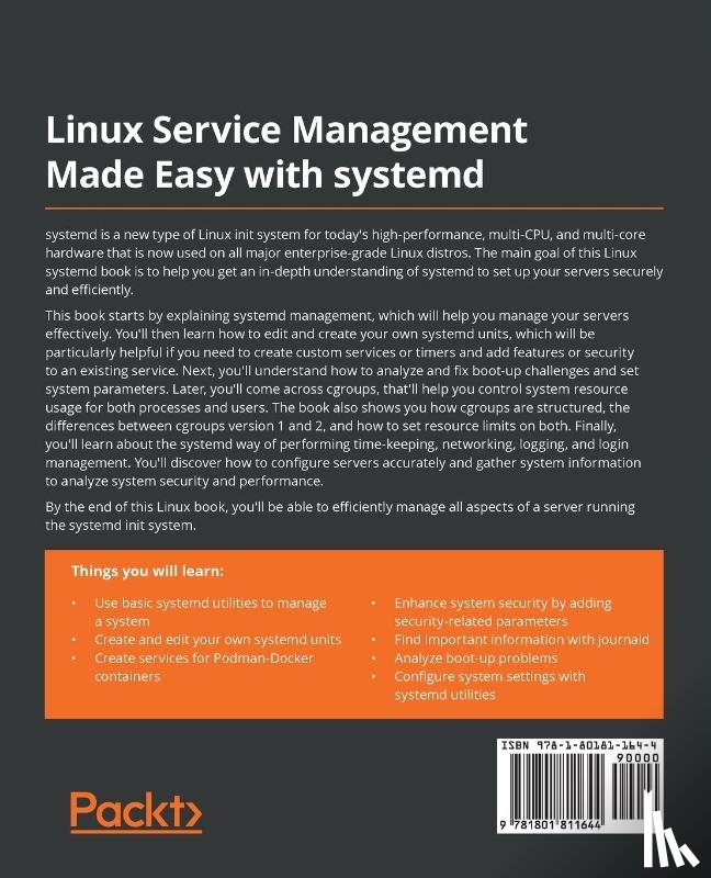 Tevault, Donald A. - Linux Service Management Made Easy with systemd