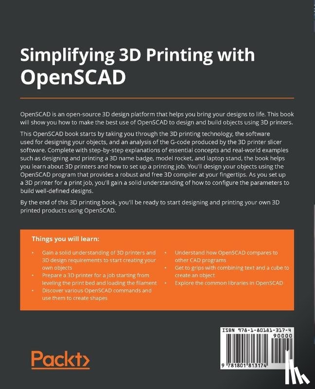 Dow, Colin - Simplifying 3D Printing with OpenSCAD