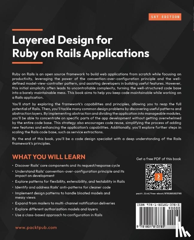 Dementyev, Vladimir - Layered Design for Ruby on Rails Applications