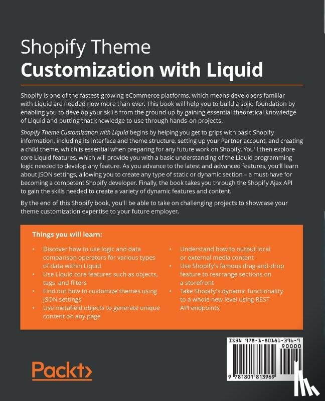 Djordjevic, Ivan - Shopify Theme Customization with Liquid
