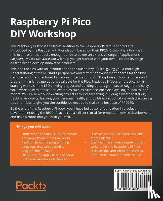 Yamanoor, Sai, Yamanoor, Srihari - Raspberry Pi Pico DIY Workshop