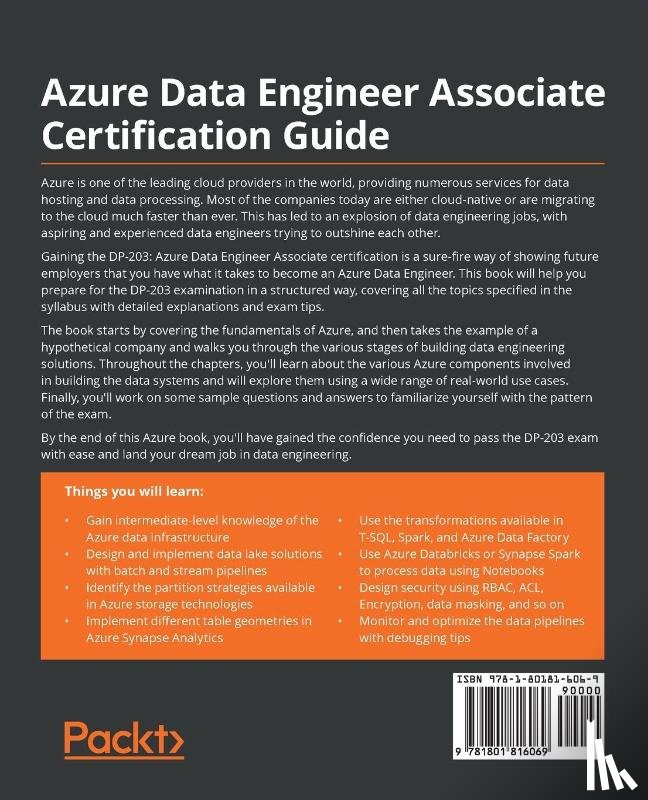 Alex, Newton - Azure Data Engineer Associate Certification Guide