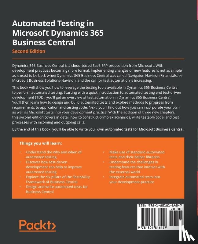 Vugt, Luc van - Automated Testing in Microsoft Dynamics 365 Business Central