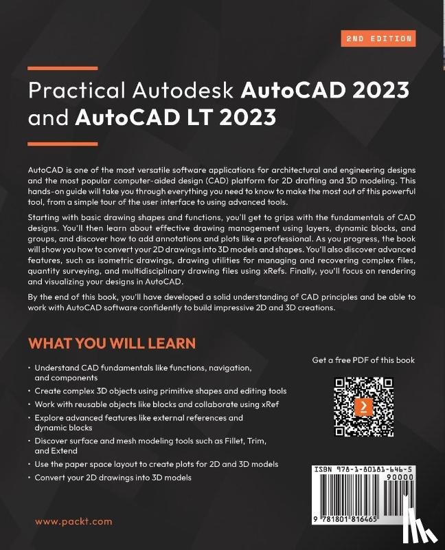 Pandey, Jaiprakash, Shoukry, Yasser - Practical Autodesk AutoCAD 2023 and AutoCAD LT 2023 - Second Edition