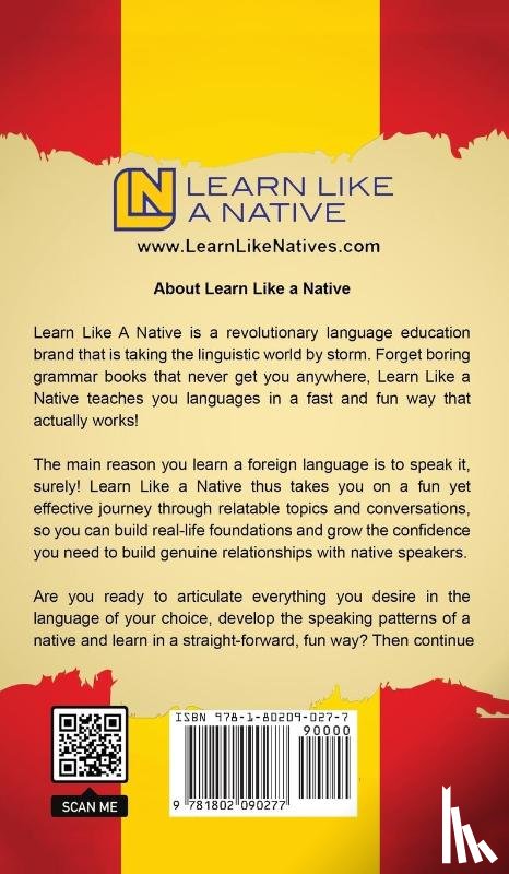 Learn Like A Native - Spanish Short Stories for Beginners Book 3