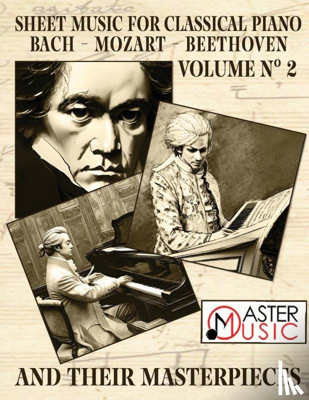Beethoven, Ludwig van, Bach, Joann Sebastian, Mozart, Amadeus - Sheet Music for Classical Piano