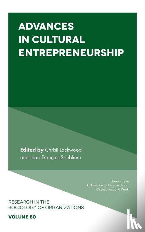  - Advances in Cultural Entrepreneurship
