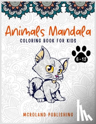 Publishing, McRoland - Animals mandala coloring book for kids 6-12