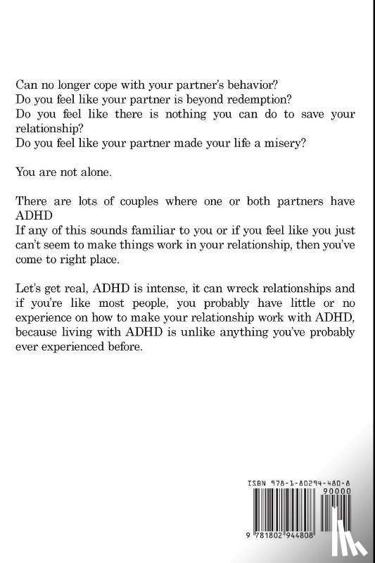 Dawson, Dr Melody - ADHD in Marriage