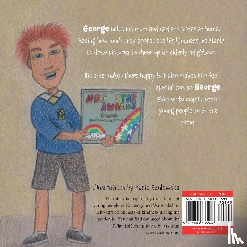 Mulligan (Evans), Claire - A Boy called George #Thankskids