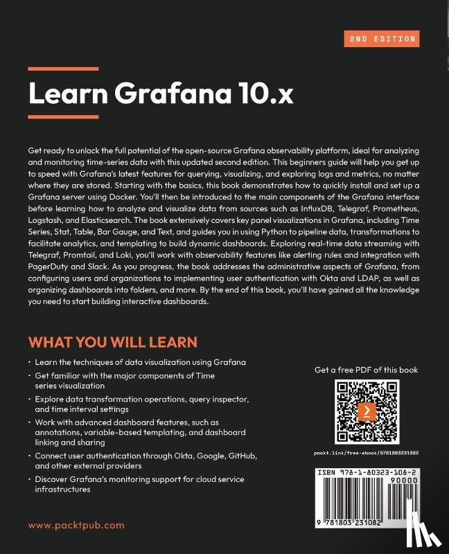 Salituro, Eric - Learn Grafana 10.x - Second Edition