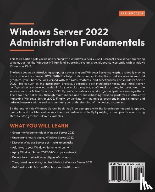 Dauti, Bekim - Windows Server 2022 Administration Fundamentals