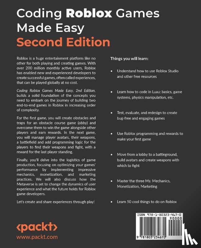 Brumbaugh, Zander - Coding Roblox Games Made Easy -