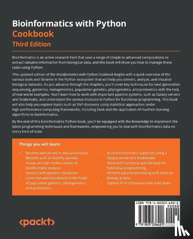 Antao, Tiago - Bioinformatics with Python Cookbook - Third Edition